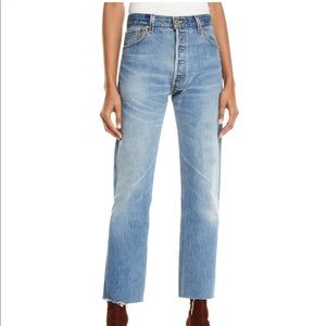 RE/DONE x Levis High-Rise Stovepipe Jeans - NWT